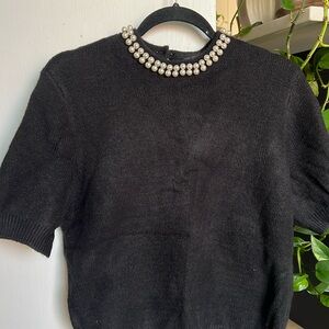 Preppy Ann Taylor Black Sweater